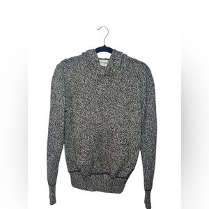 Denim & Supply Ralph Lauren Chunky Knit Wool Blend Hoodie Kangaroo Pocket‎ SZ S